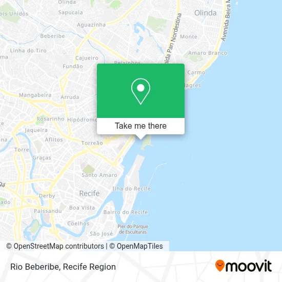 Rio Beberibe map