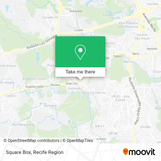 Square Box map