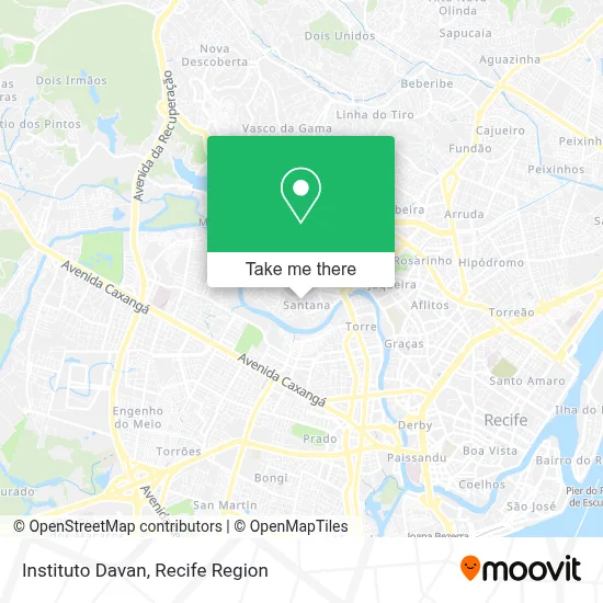 Instituto Davan map
