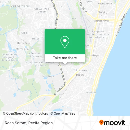 Rosa Sarom map