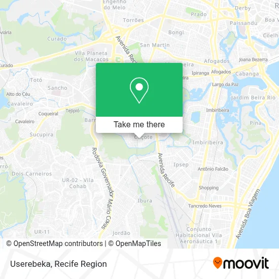 Userebeka map