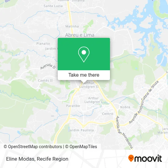 Eline Modas map