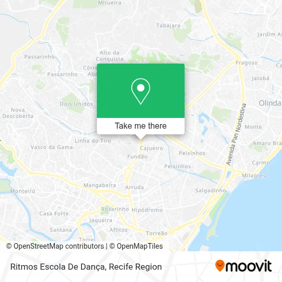 Ritmos Escola De Dança map