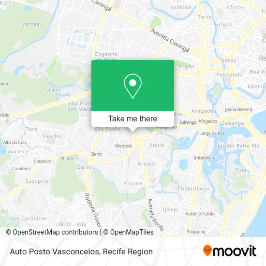 Auto Posto Vasconcelos map