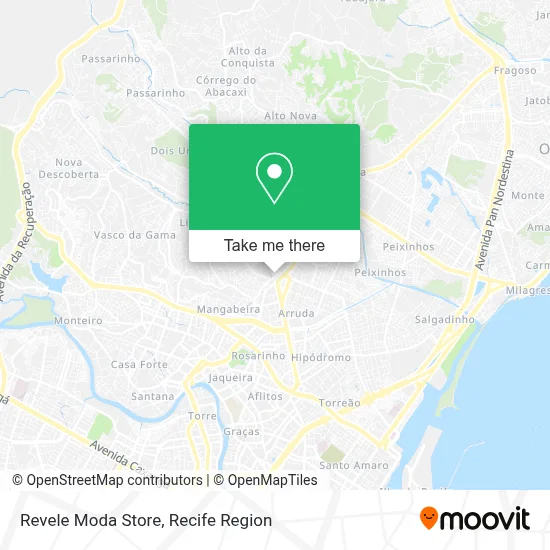 Revele Moda Store map