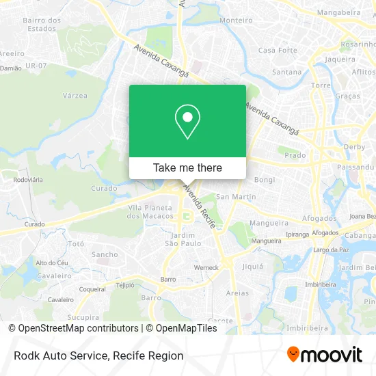 Rodk Auto Service map