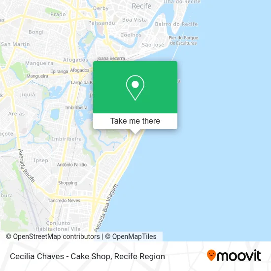 Cecilia Chaves - Cake Shop map