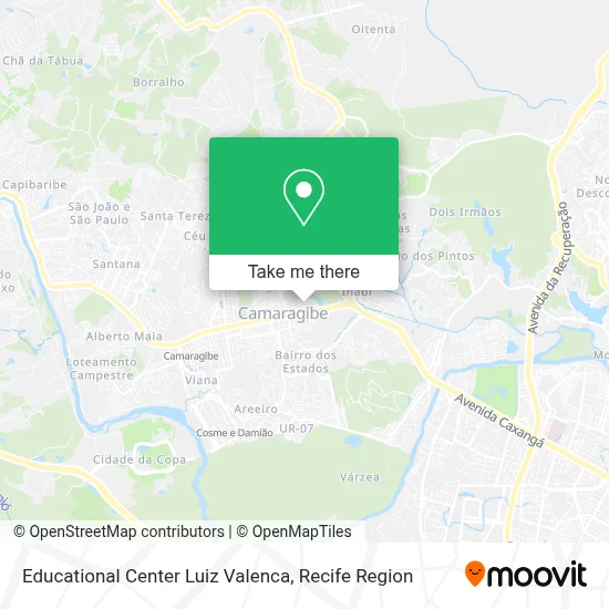 Educational Center Luiz Valenca map