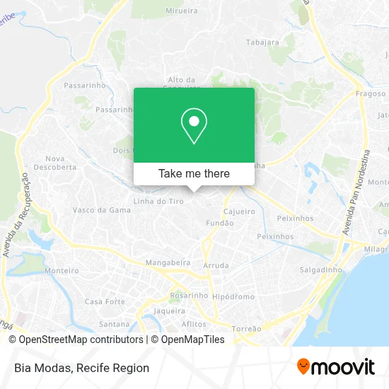 Bia Modas map