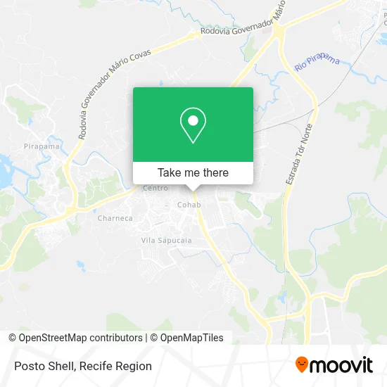 Posto Shell map