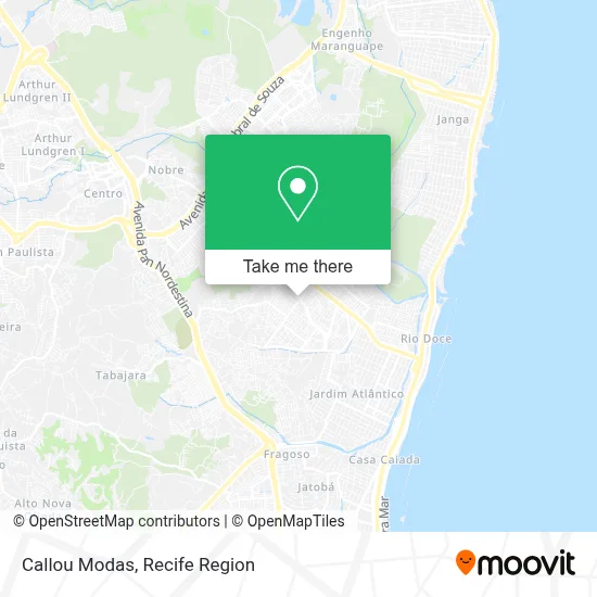 Callou Modas map