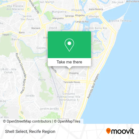Shell Select map
