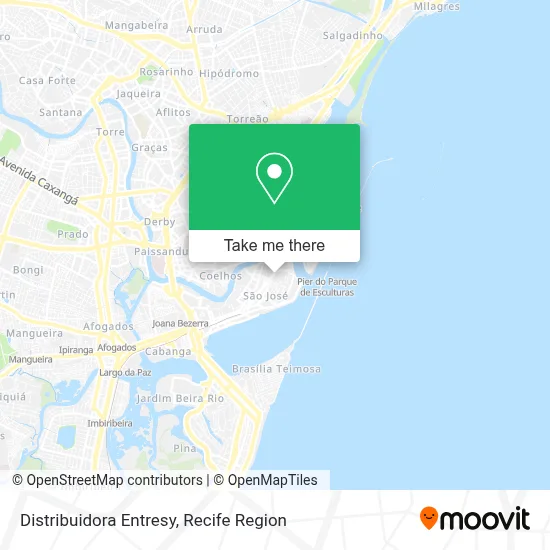 Distribuidora Entresy map