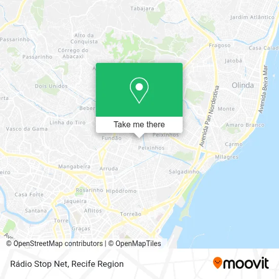 Rádio Stop Net map