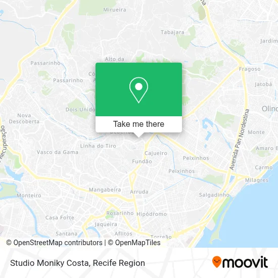 Studio Moniky Costa map