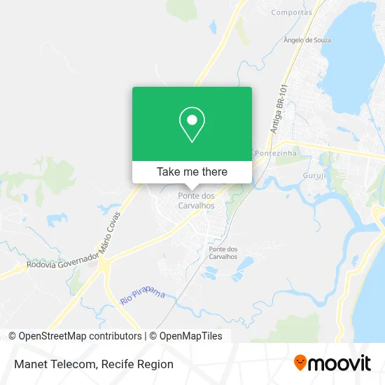 Manet Telecom map