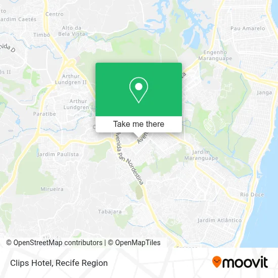 Clips Hotel map