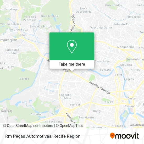 Rm Peças Automotivas map