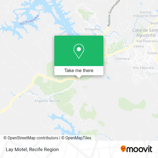 Lay Motel map