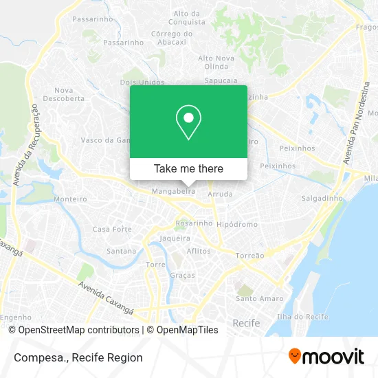 Compesa. map