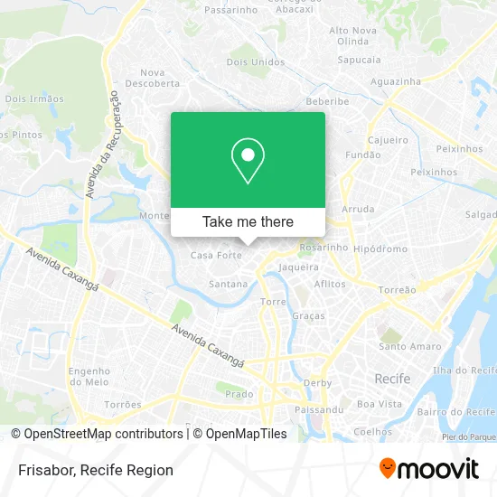 Frisabor map