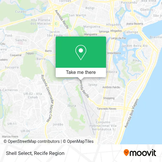 Shell Select map