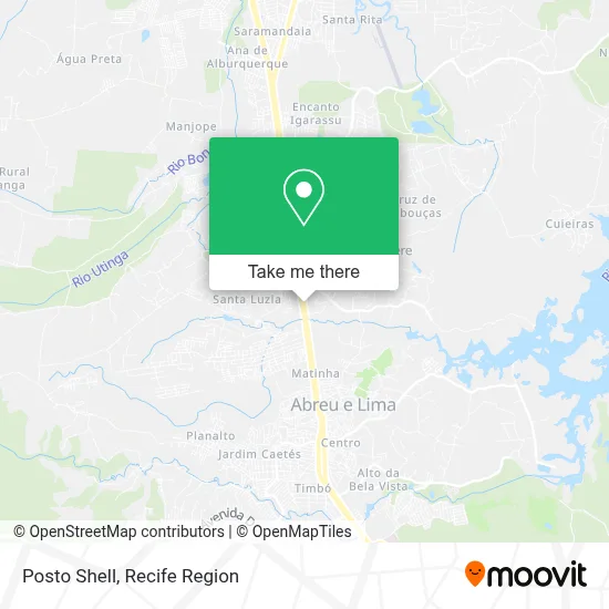 Posto Shell map