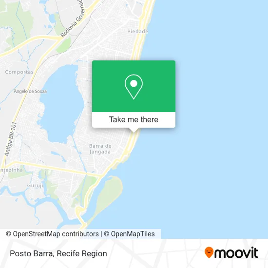 Posto Barra map
