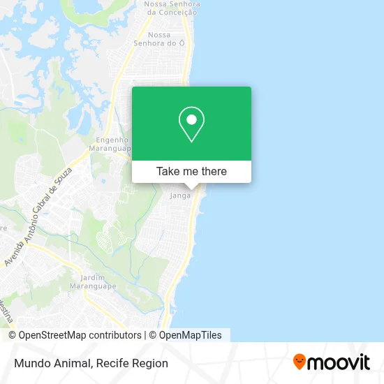 Mundo Animal map