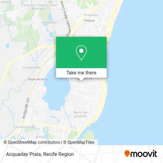 Acquaday Praia map