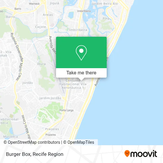 Burger Box map