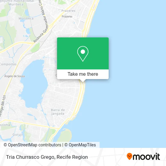 Tria Churrasco Grego map