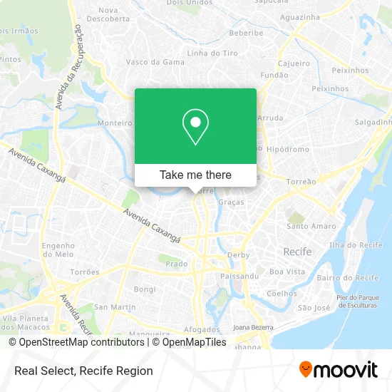 Real Select map