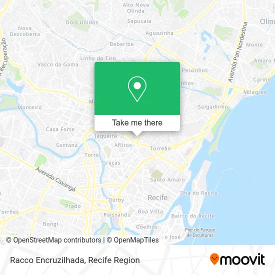 Racco Encruzilhada map