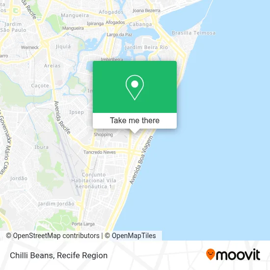 Chilli Beans map