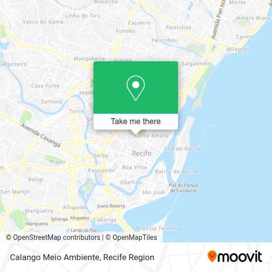 Calango Meio Ambiente map