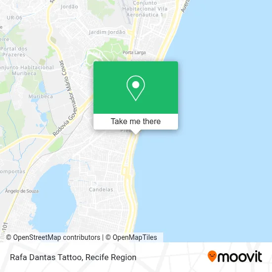 Rafa Dantas Tattoo map