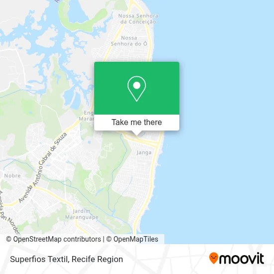 Superfios Textil map
