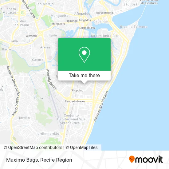 Maximo Bags map