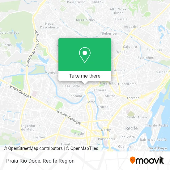 Praia Rio Doce map