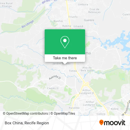 Box China map