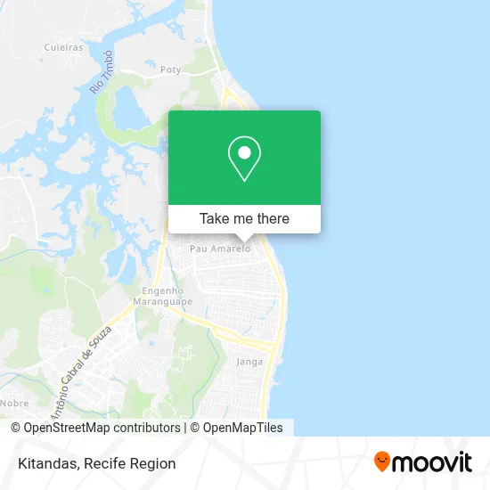 Kitandas map