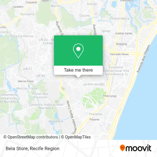 Bela Store map