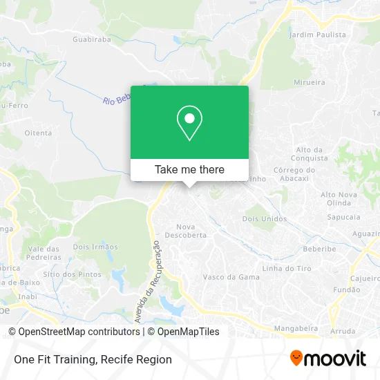 One Fit Training map