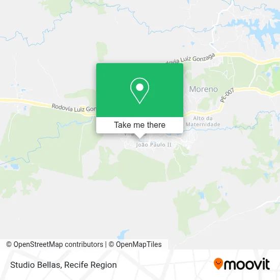 Studio Bellas map