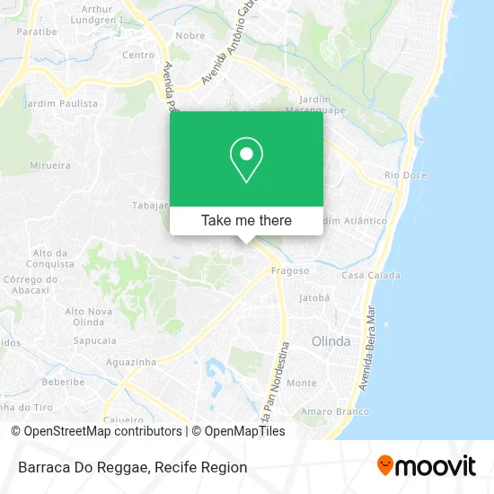 Barraca Do Reggae map