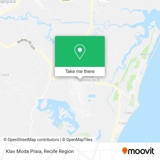 Klav Moda Praia map