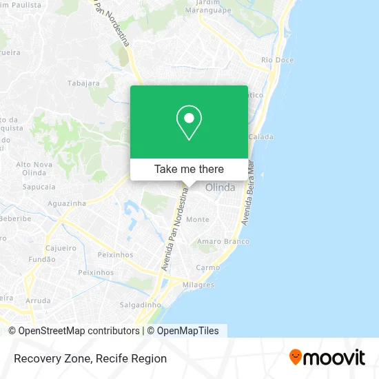 Recovery Zone map