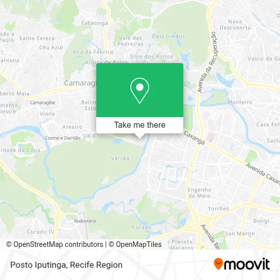 Posto Iputinga map