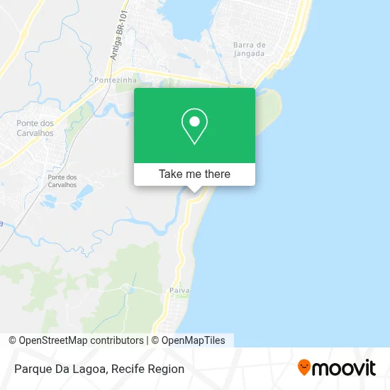 Parque Da Lagoa map
